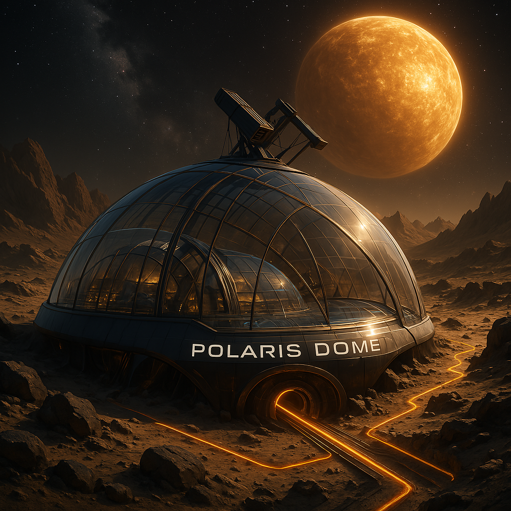 Vue du dôme Polaris